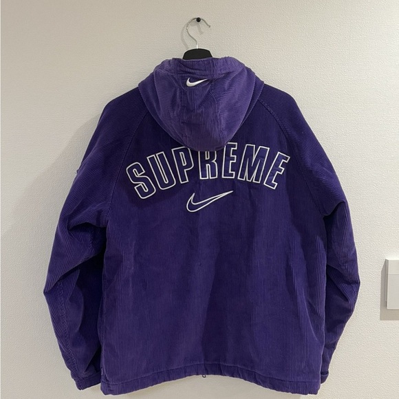 Supreme Other - Supreme x Nike Quilted Purple Jacket